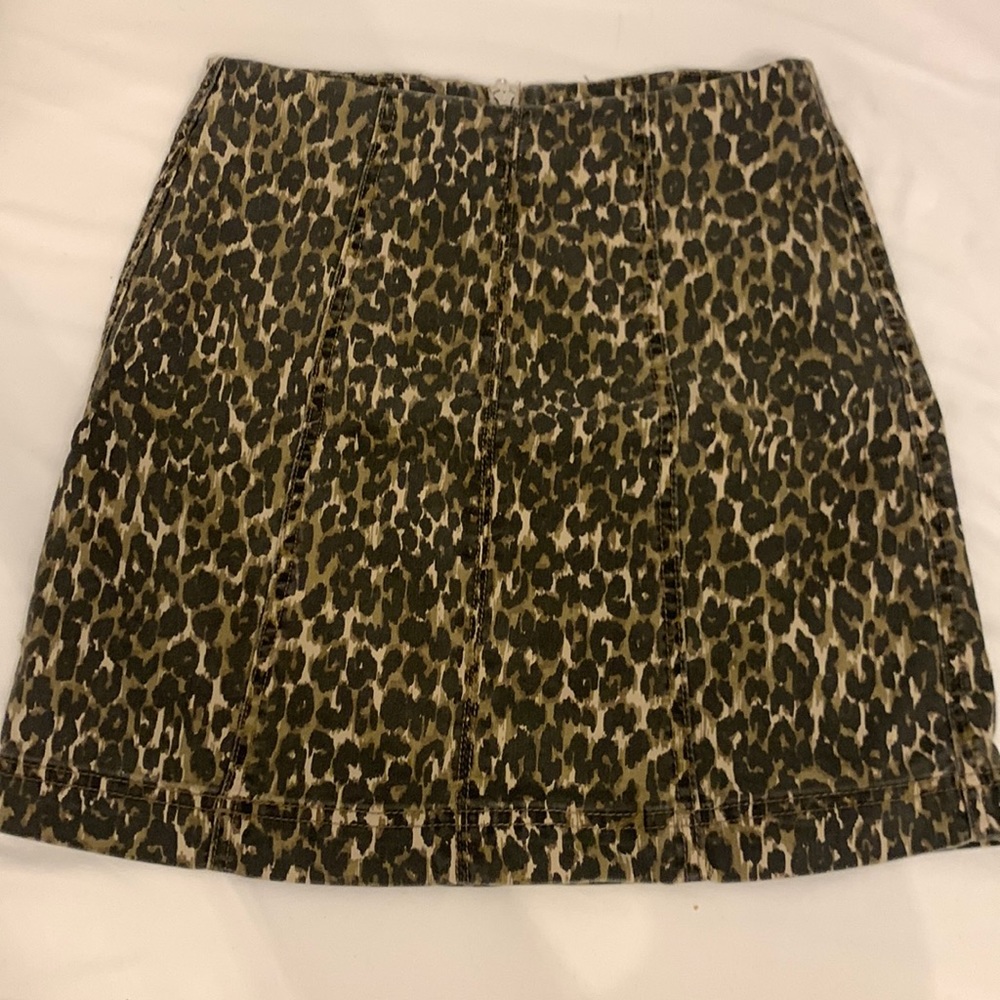 Cheetah Print Skirt